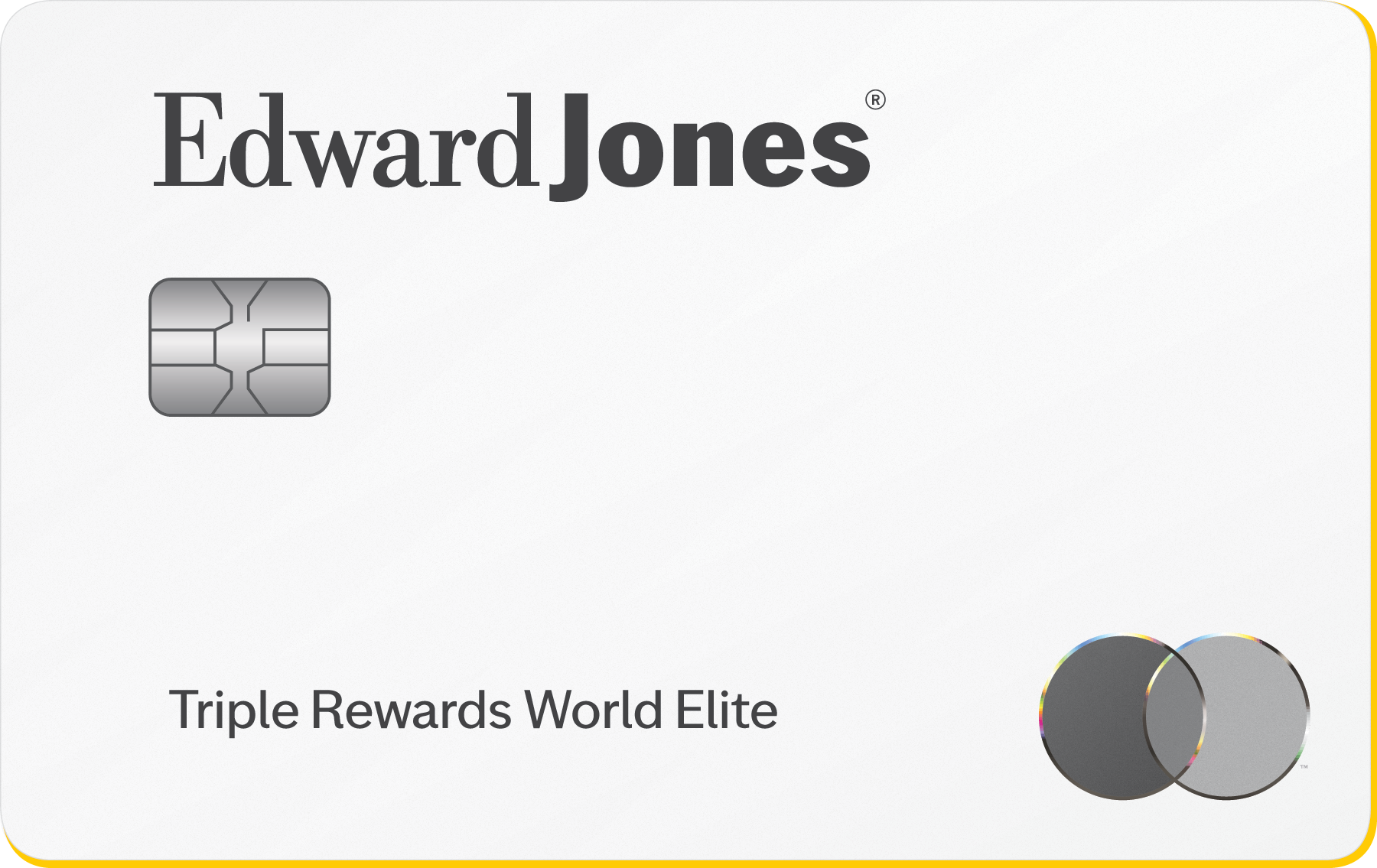 The Edward Jones Triple Rewards World Elite credit card.