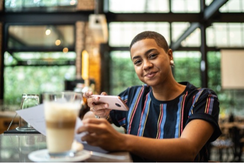 mobile banking customer