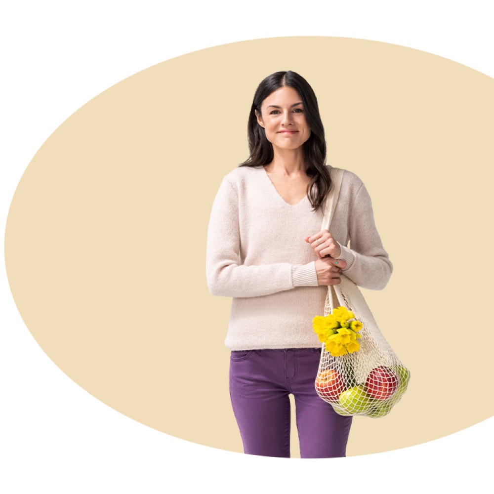 woman smiling after discovering the benefits of a U.S. Bank Retirement CD